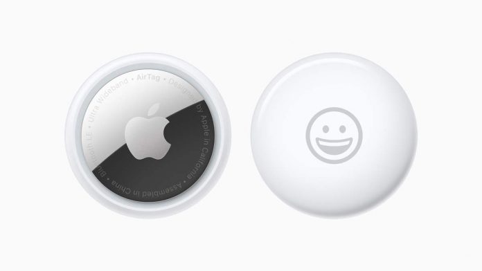 Apple airtag front and back emoji featured image