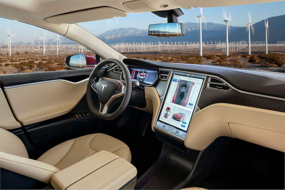 Tesla S interior