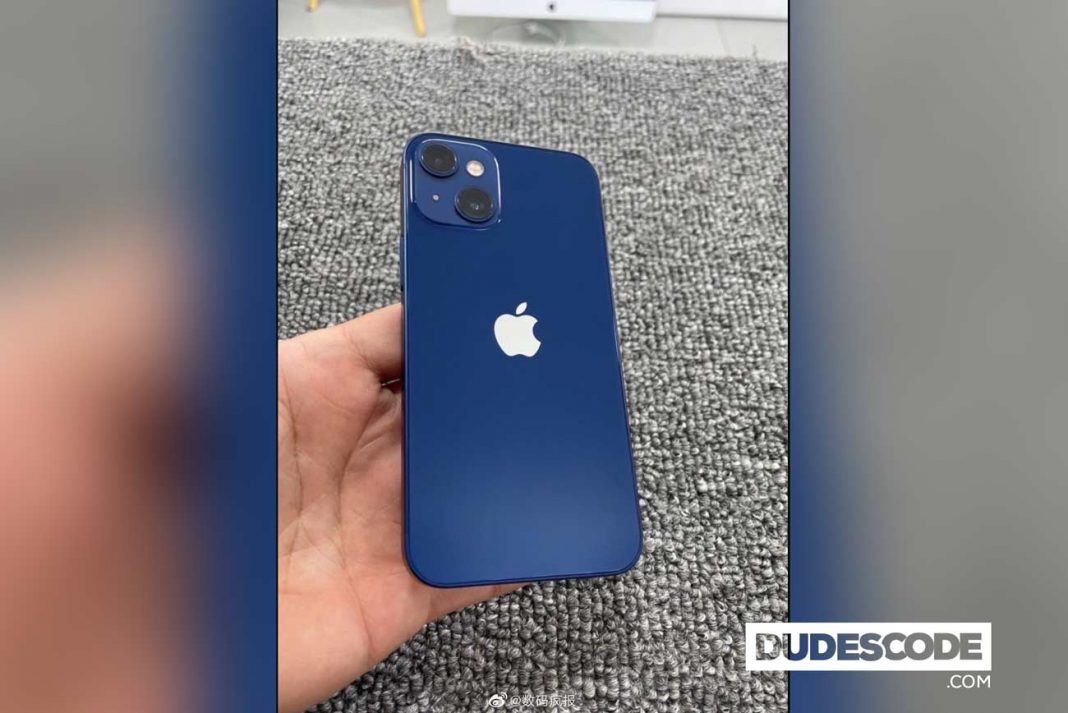 The iPhone 13 mini prototype appeared on the photo - Dudes Code