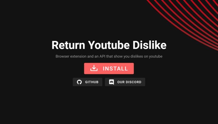 Return YouTube Dislike