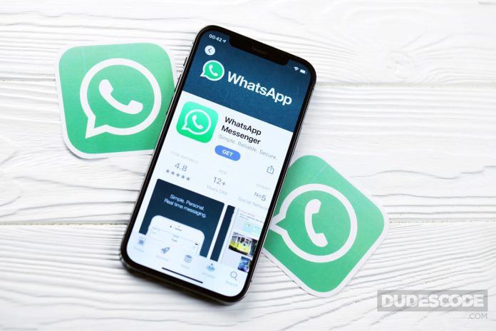 WhatsApp Logo on iPhone 12