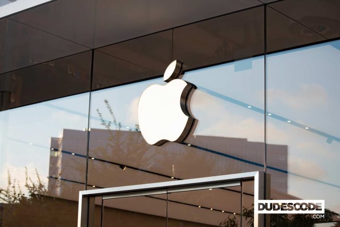 Apple Logo on Glass