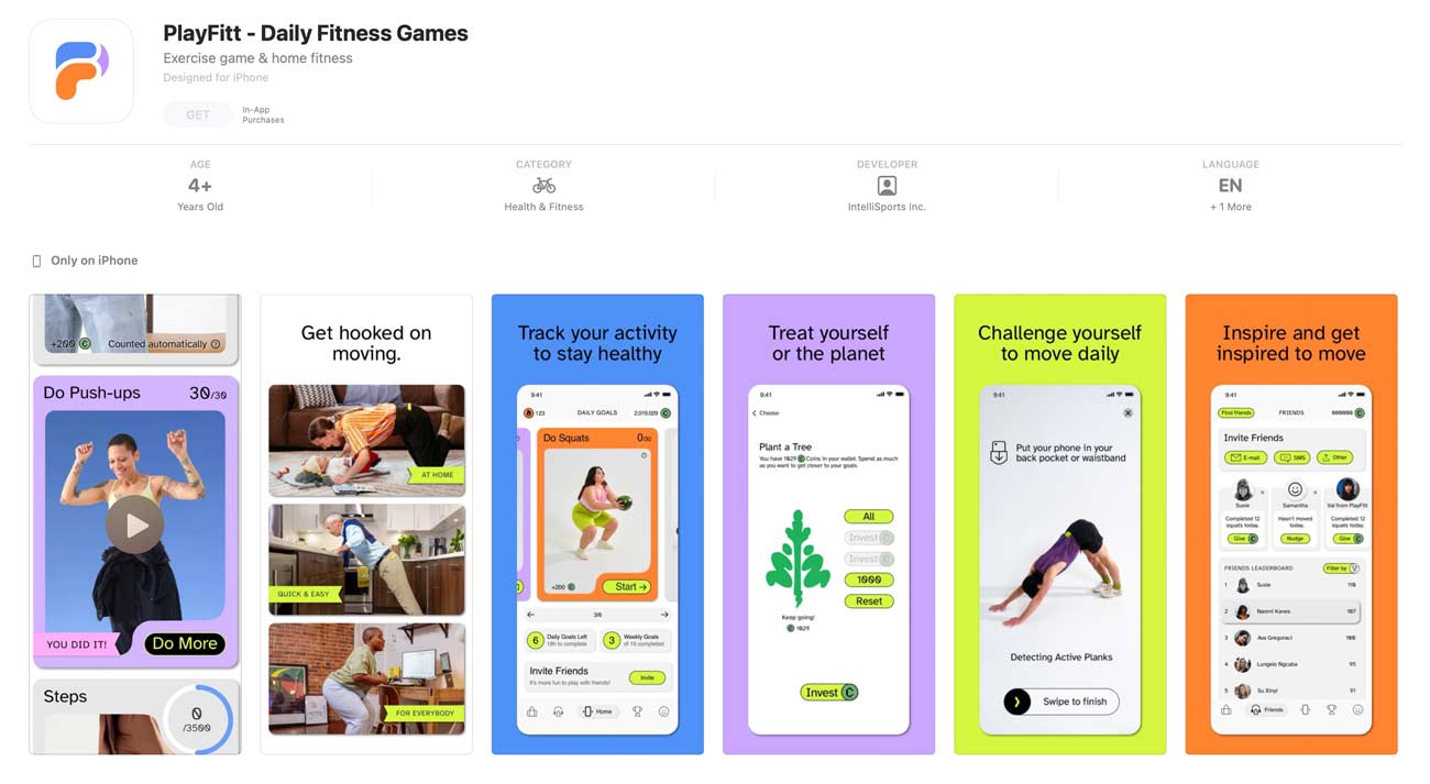 PlayFitt on App Store