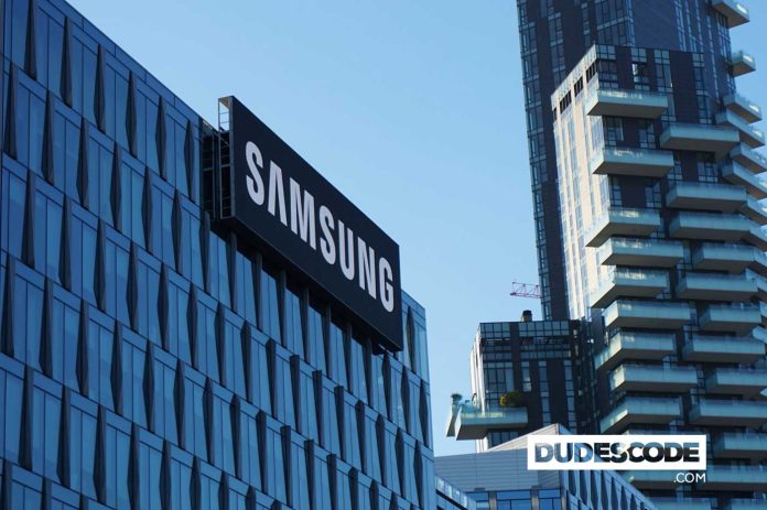 Samsung Logo on Building